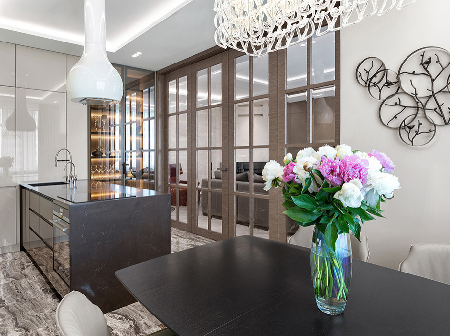 Ремонт в стиле контемпорари, 131 м²