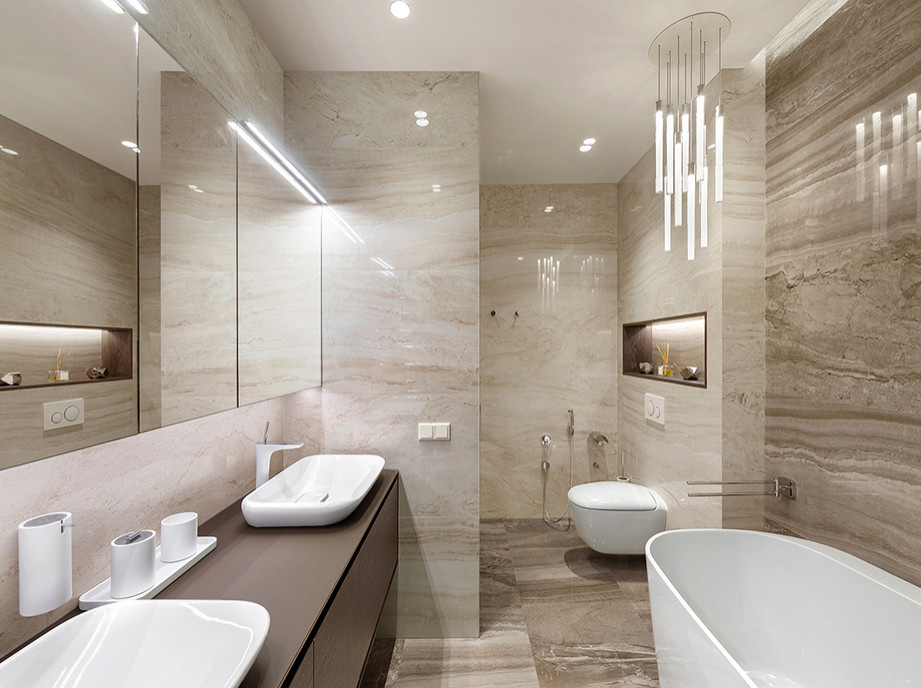 Ремонт в стиле контемпорари, 131 м²