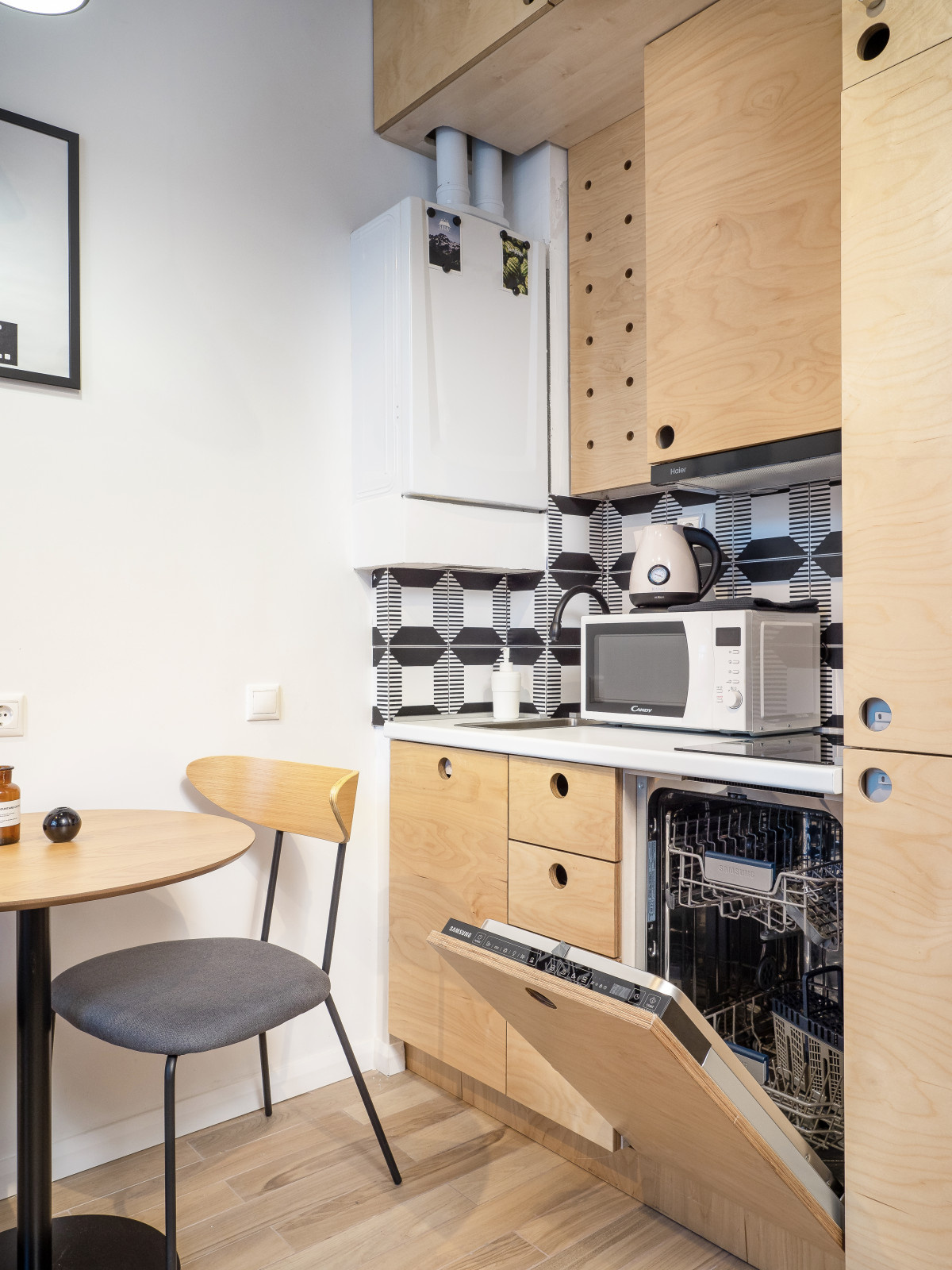 Houzz тур:Апартаменты 20 кв.м, где можно провести отпуск впятером