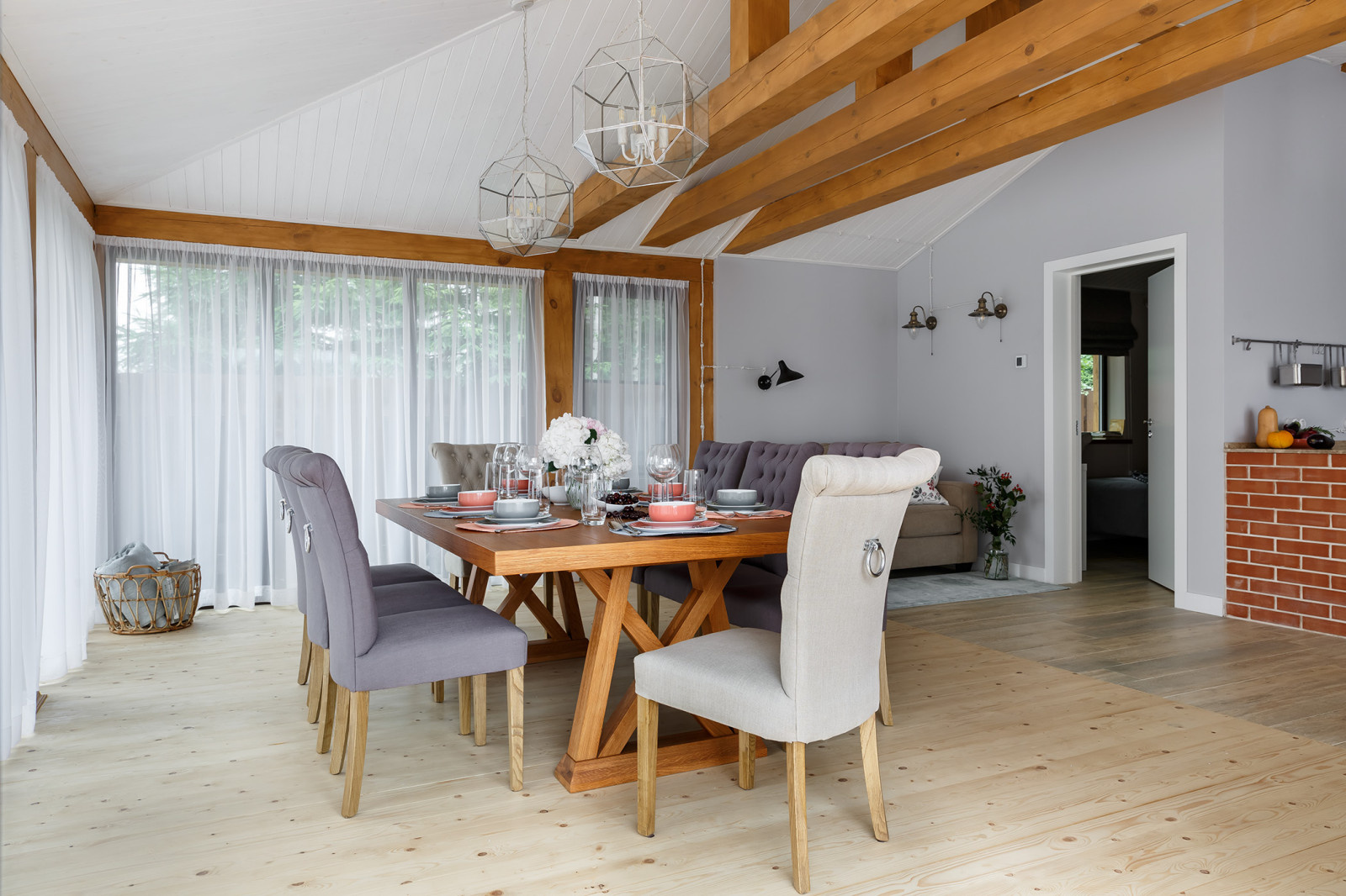 Летняя кухня с барбекю