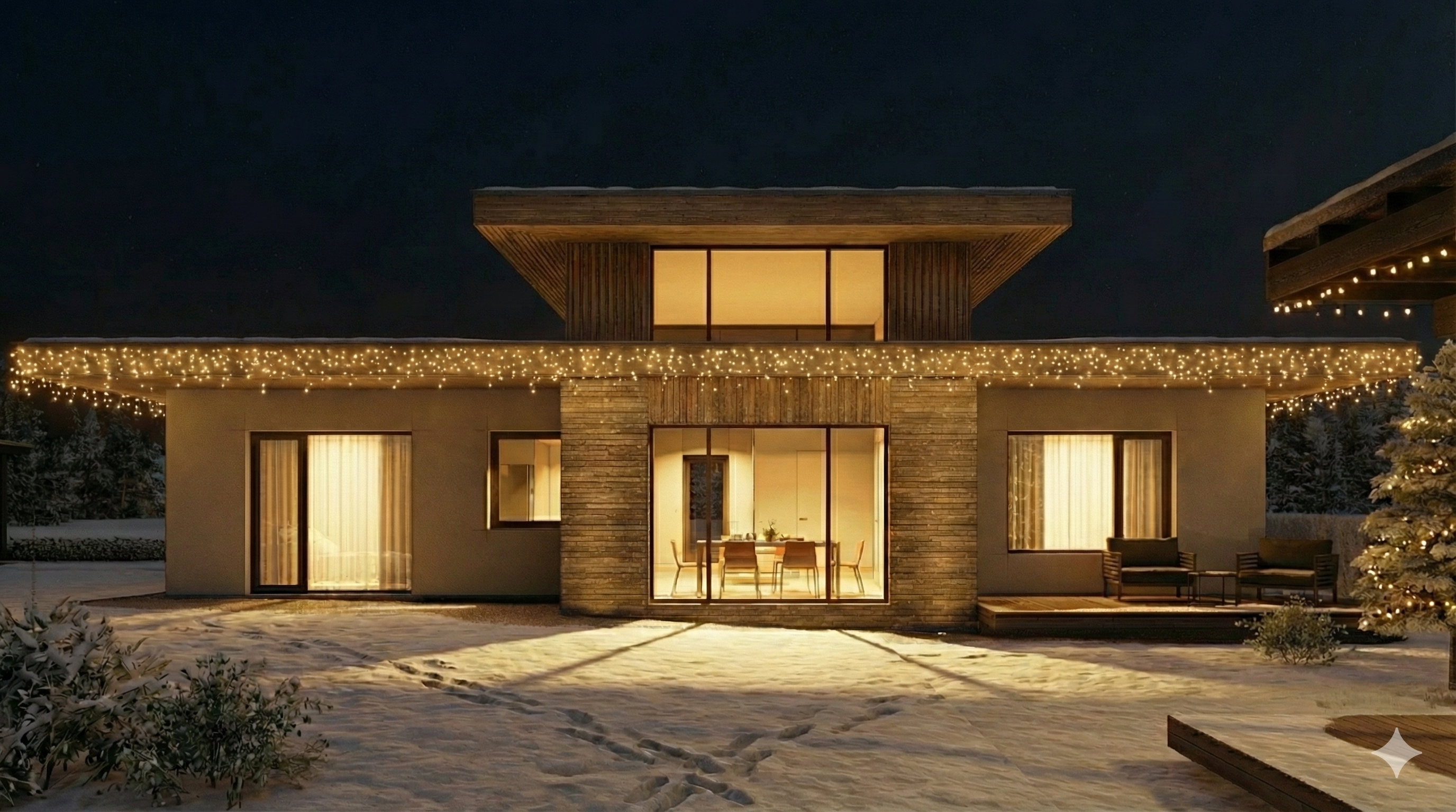 Одноэтажный дом и баня в поселке Лесные Моркваши