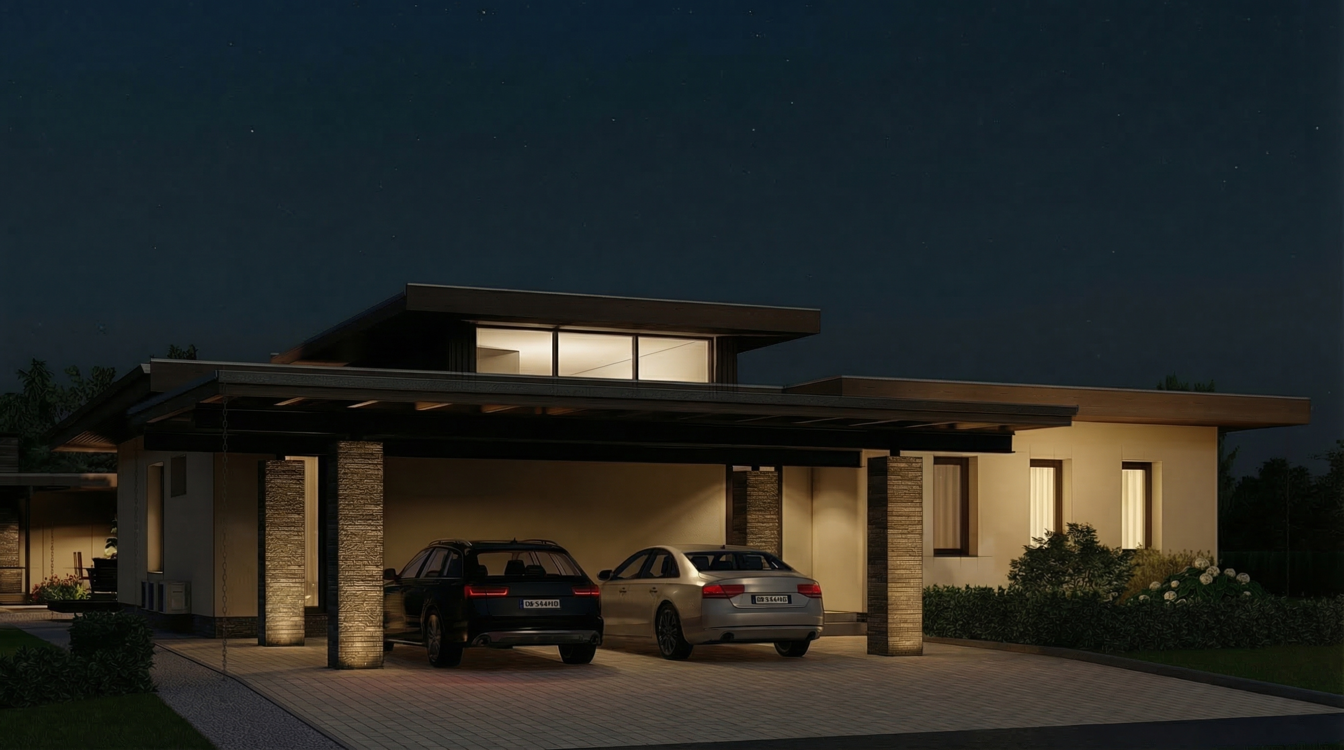 Одноэтажный дом и баня в поселке Лесные Моркваши