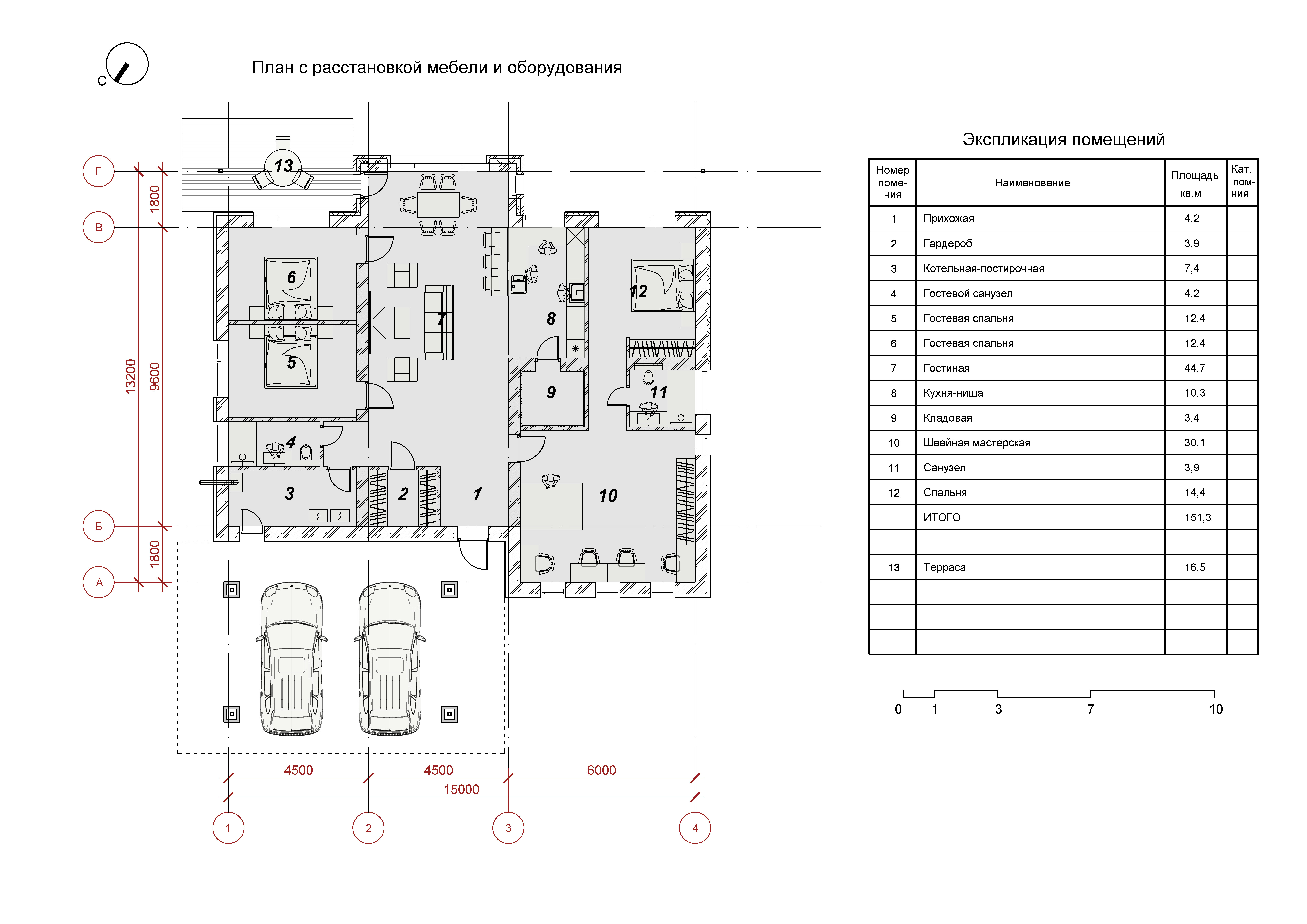 Одноэтажный дом и баня в поселке Лесные Моркваши