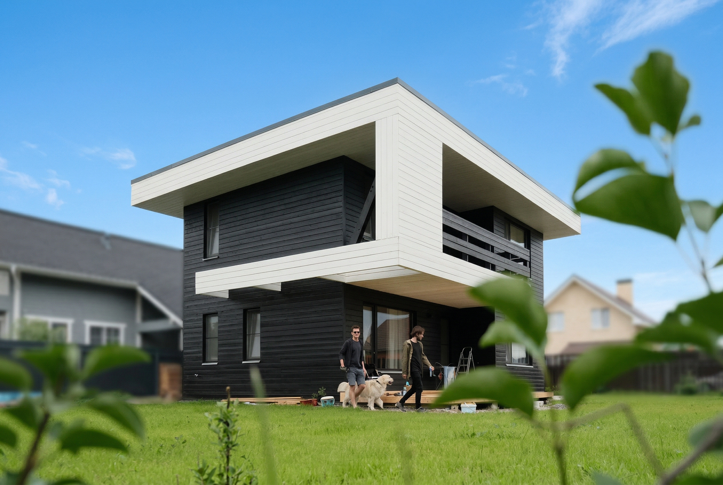 Каркасный дом в Зимней Горке