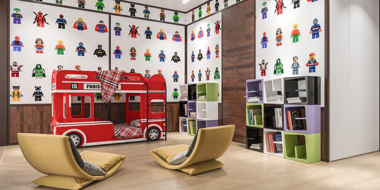 Обложка проекта: Проект игровой комнаты в частном доме