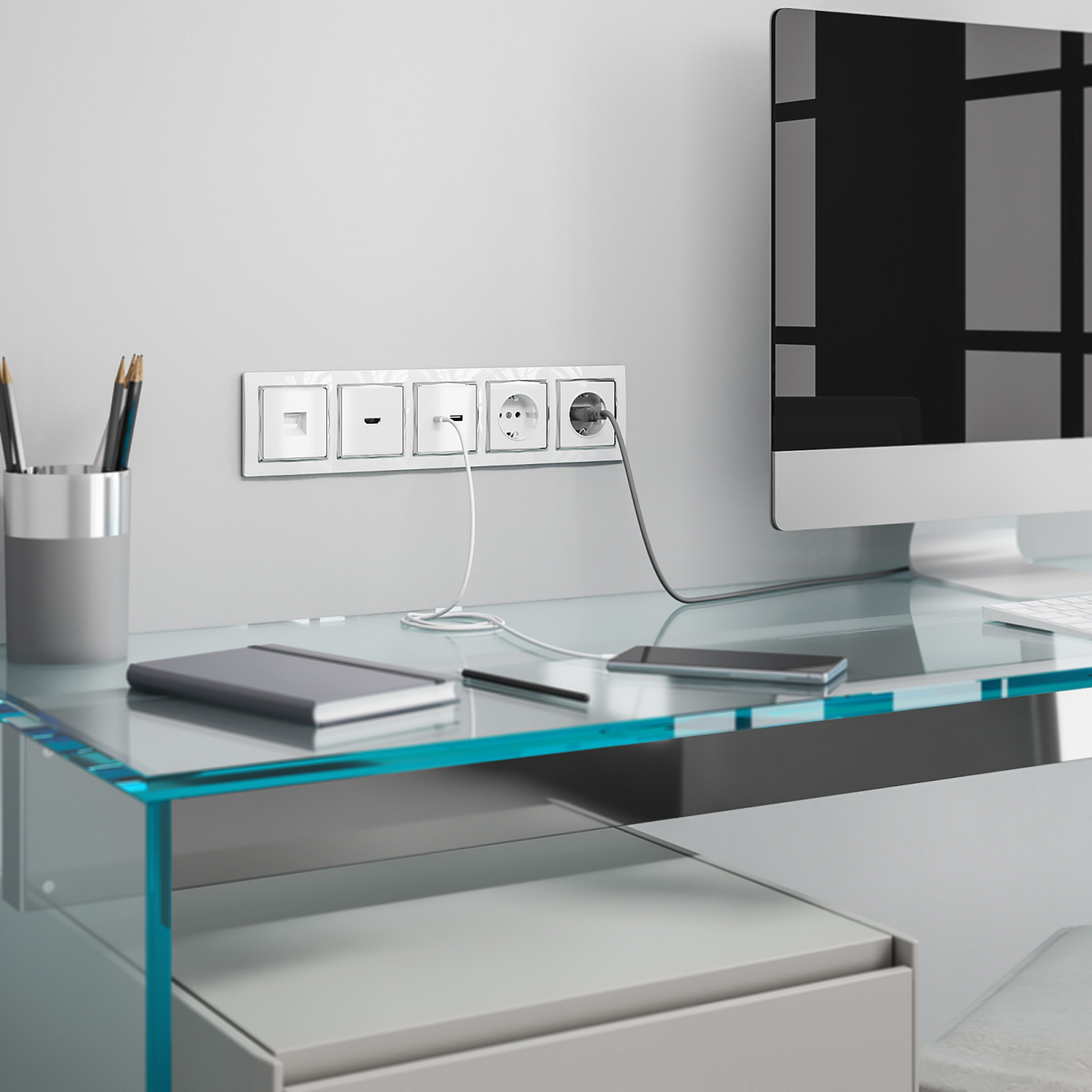 Розетки USB type A+C