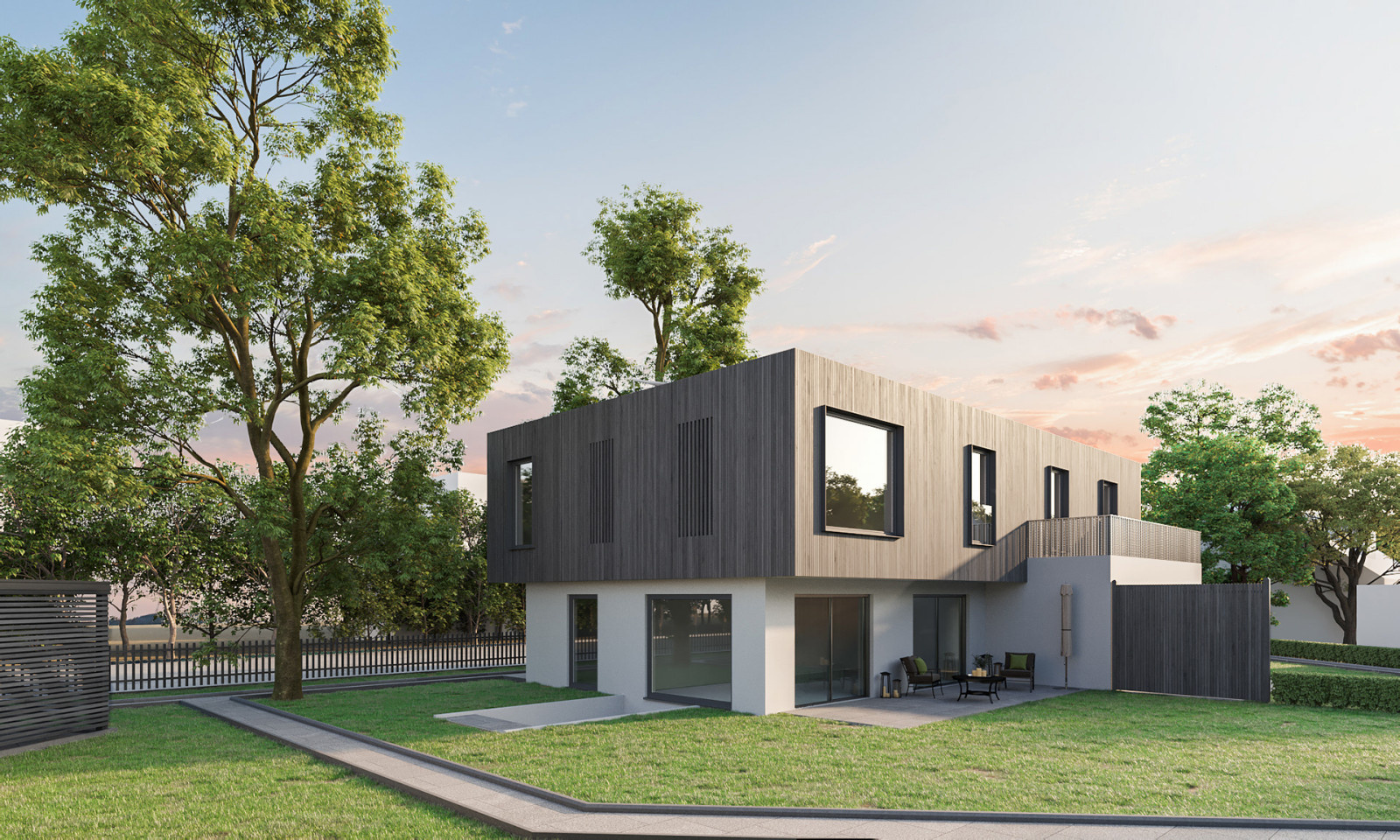3D Architekturvisualiserung Außen