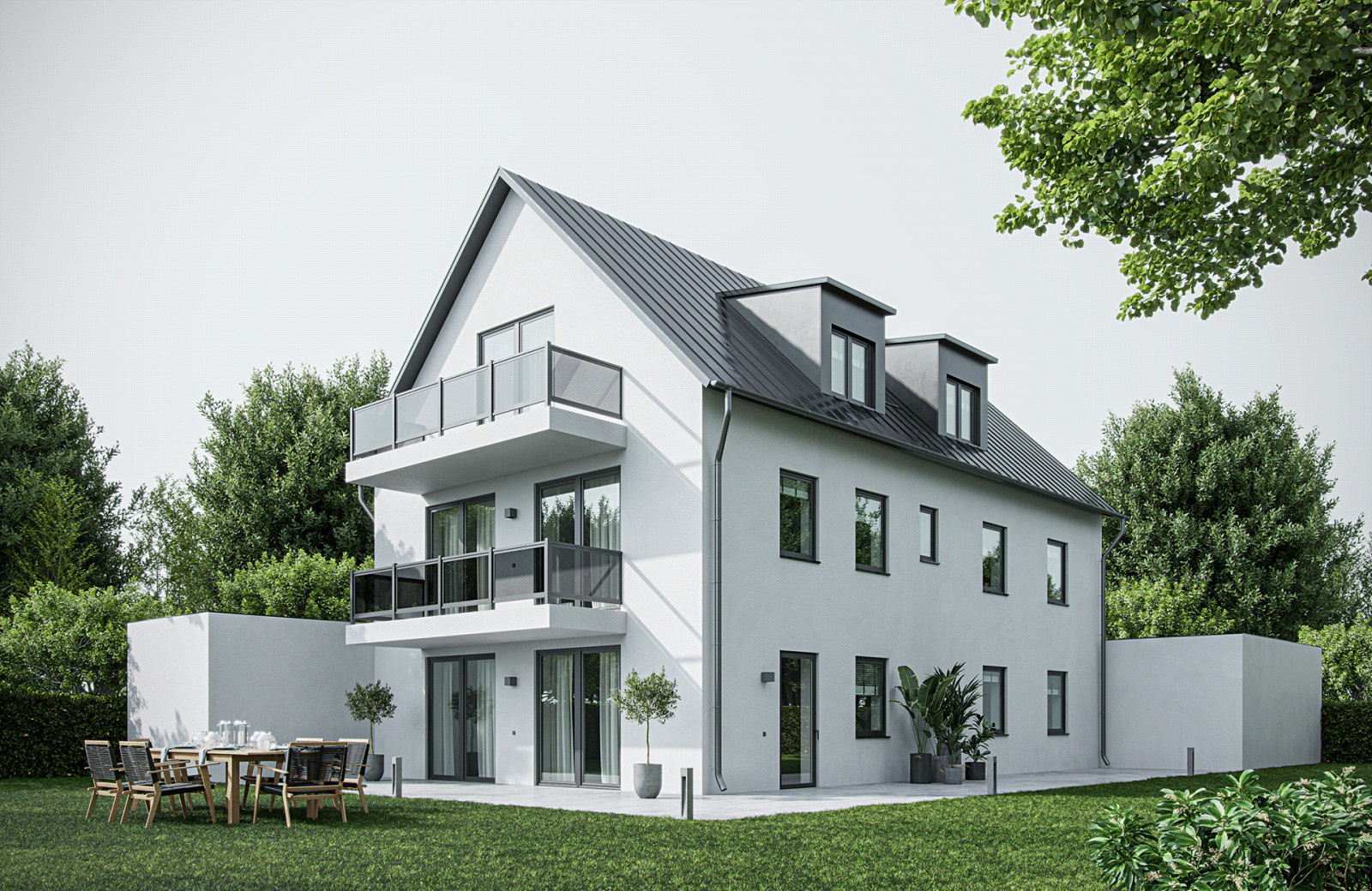 NEUBAU EINES MEHRFAMILIENHAUSES