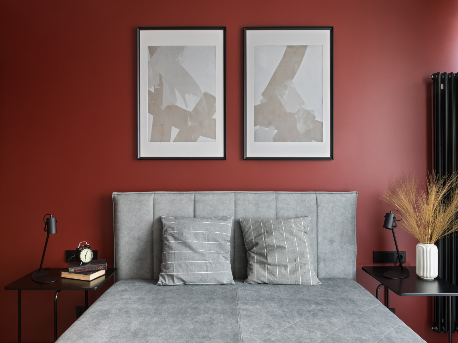 Цветовой минимализм в арендной квартире .