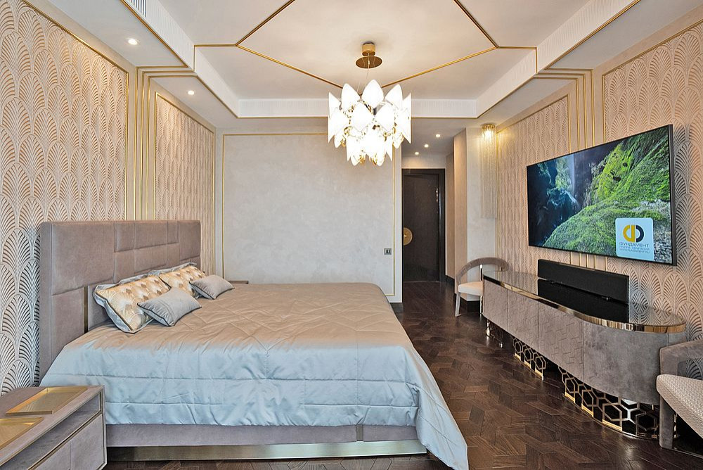 Ремонт трехкомнатной квартиры площадью 134 кв.м. в стиле Ар-деко.