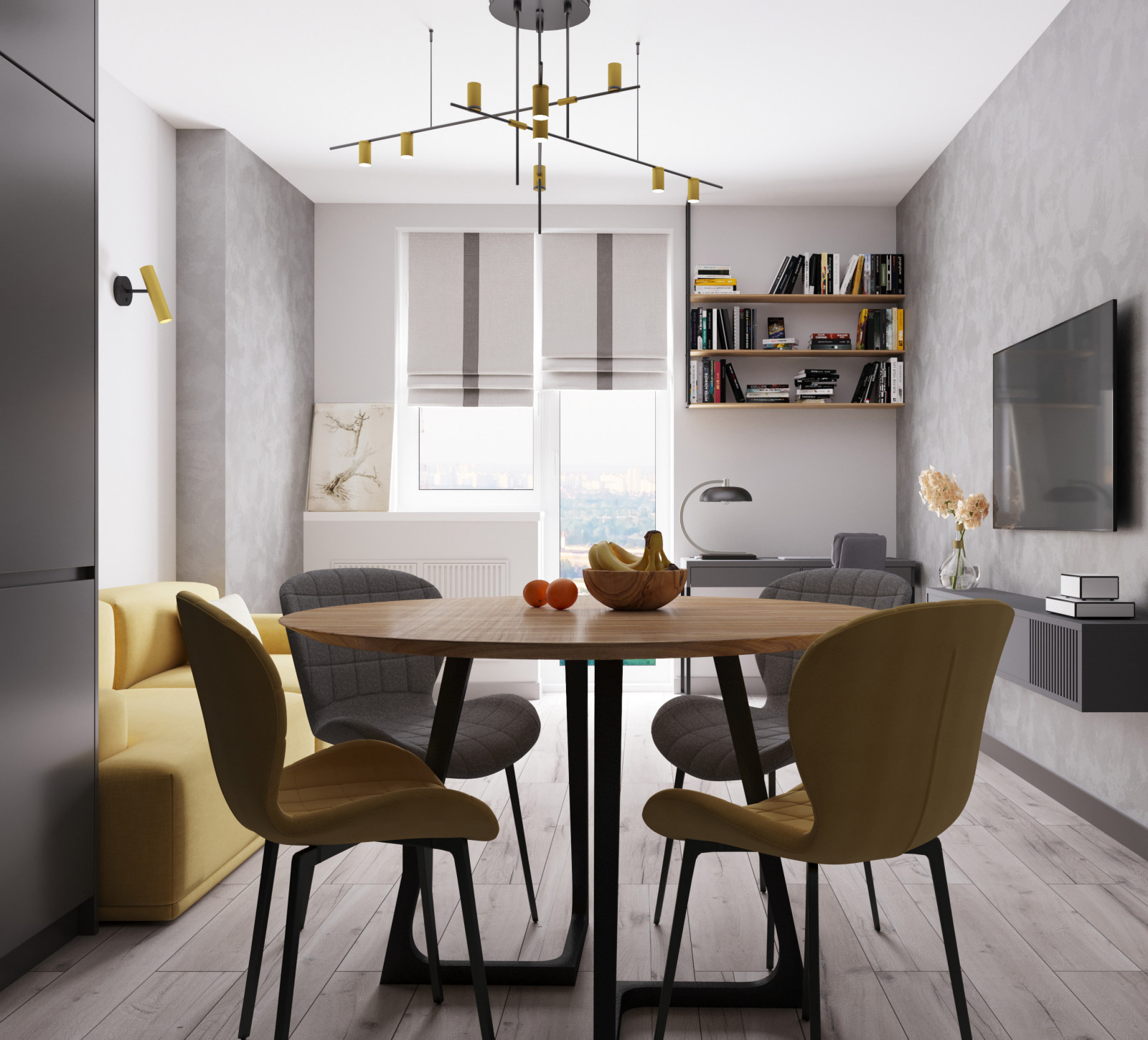 YELLOW&GREY
