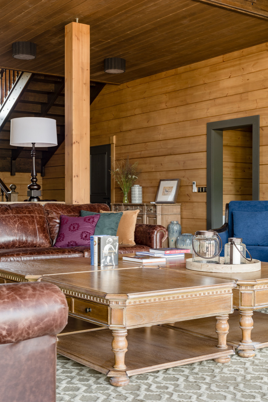 Дом из клееного бруса в Пензенской области.