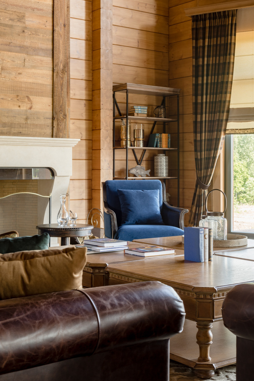 Дом из клееного бруса в Пензенской области.