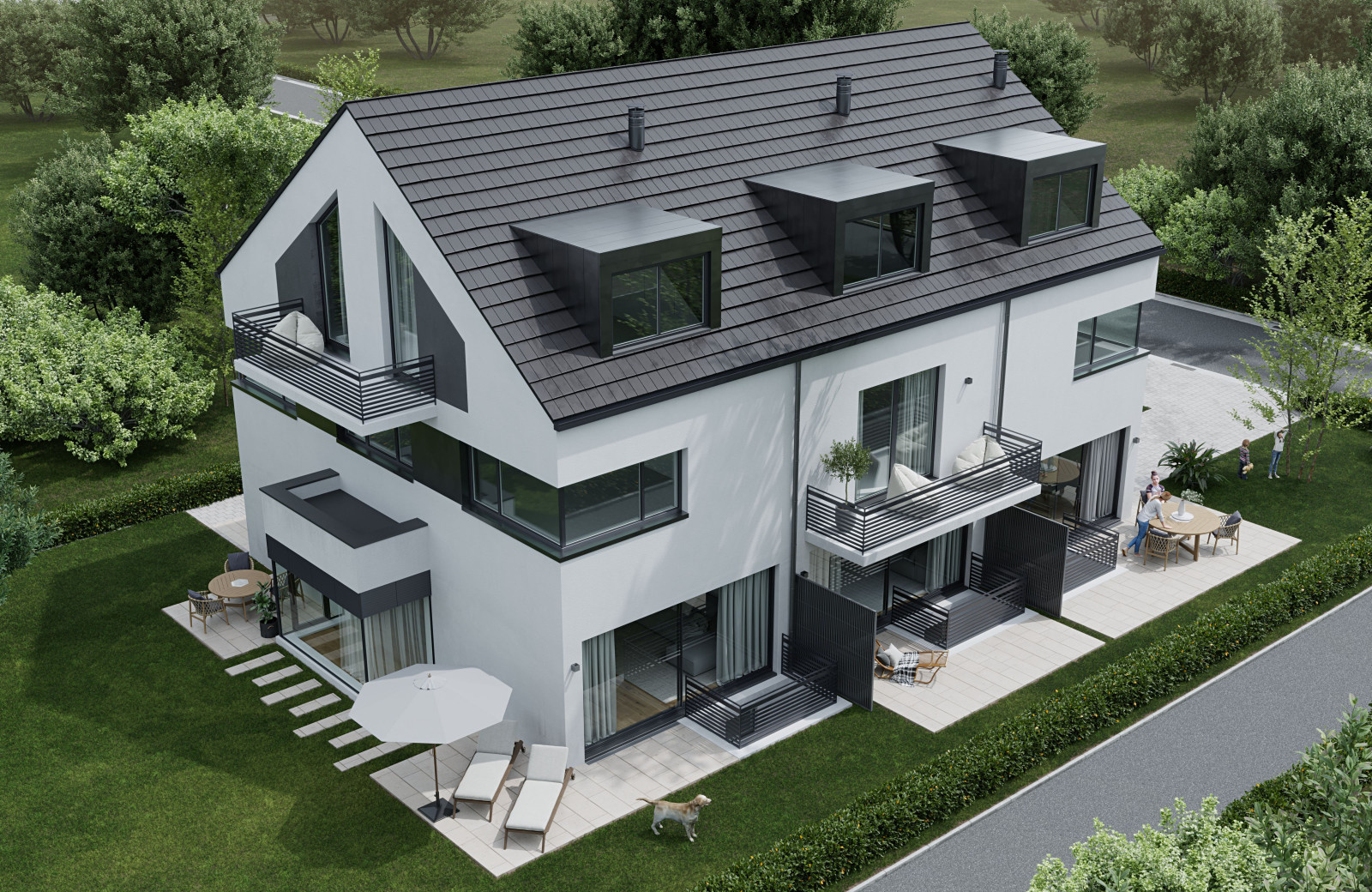 Neubau eines Wohnhauses für mehrere Familien