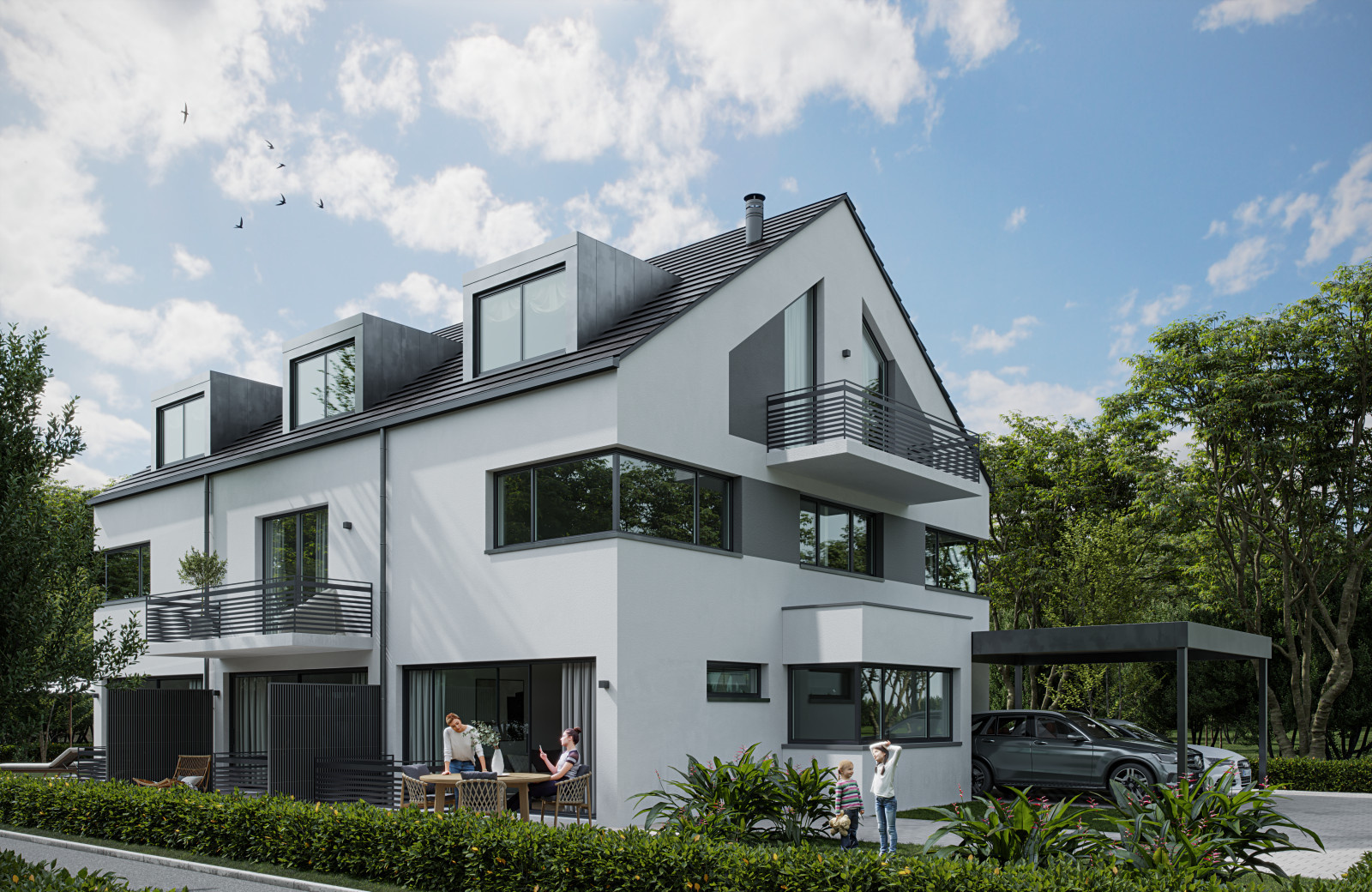 Neubau eines Wohnhauses für mehrere Familien
