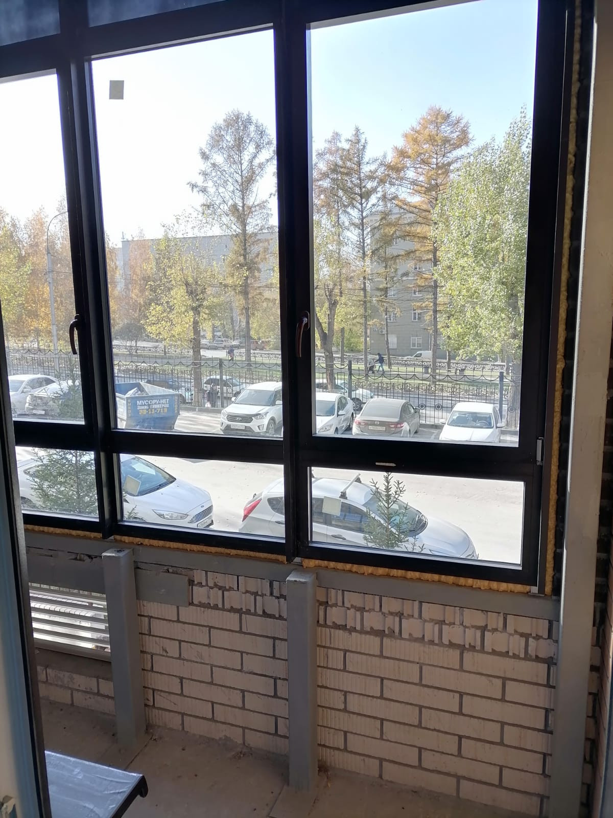 Обложка проекта: До и после - балкон