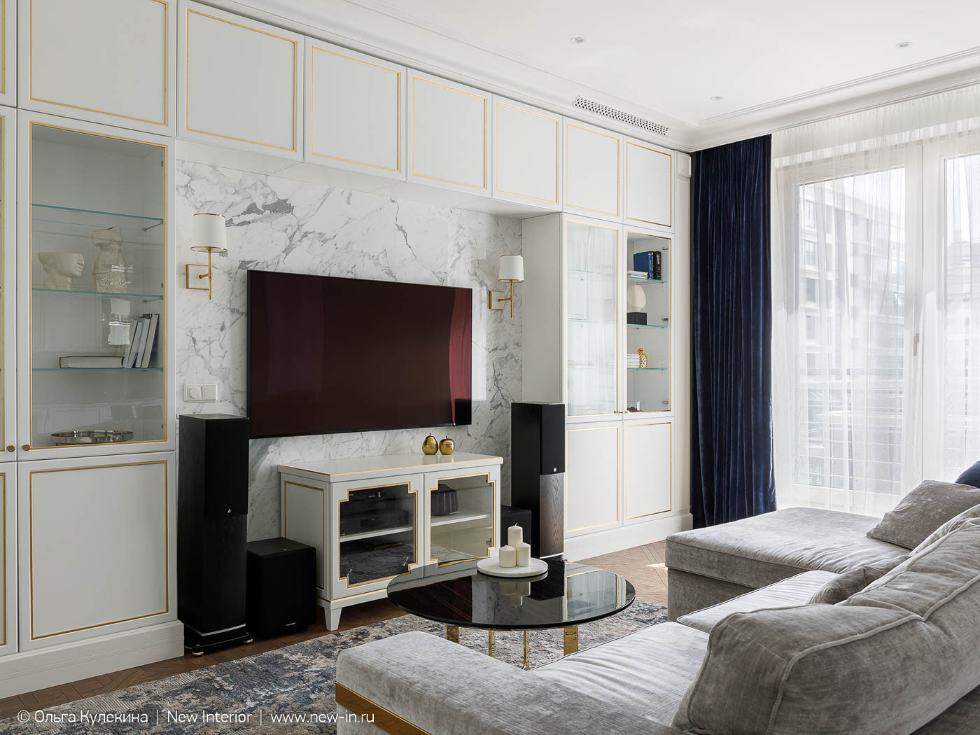Квартира на Крестовском в стиле современная классика - 125 м²