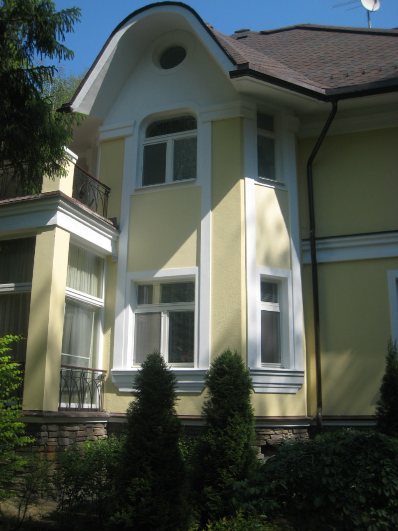 Поселок Глаголево, фасадные работы 400 м2