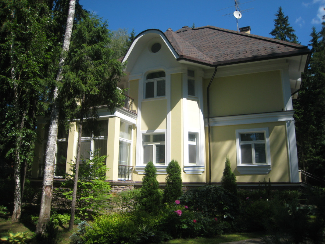 Поселок Глаголево, фасадные работы 400 м2