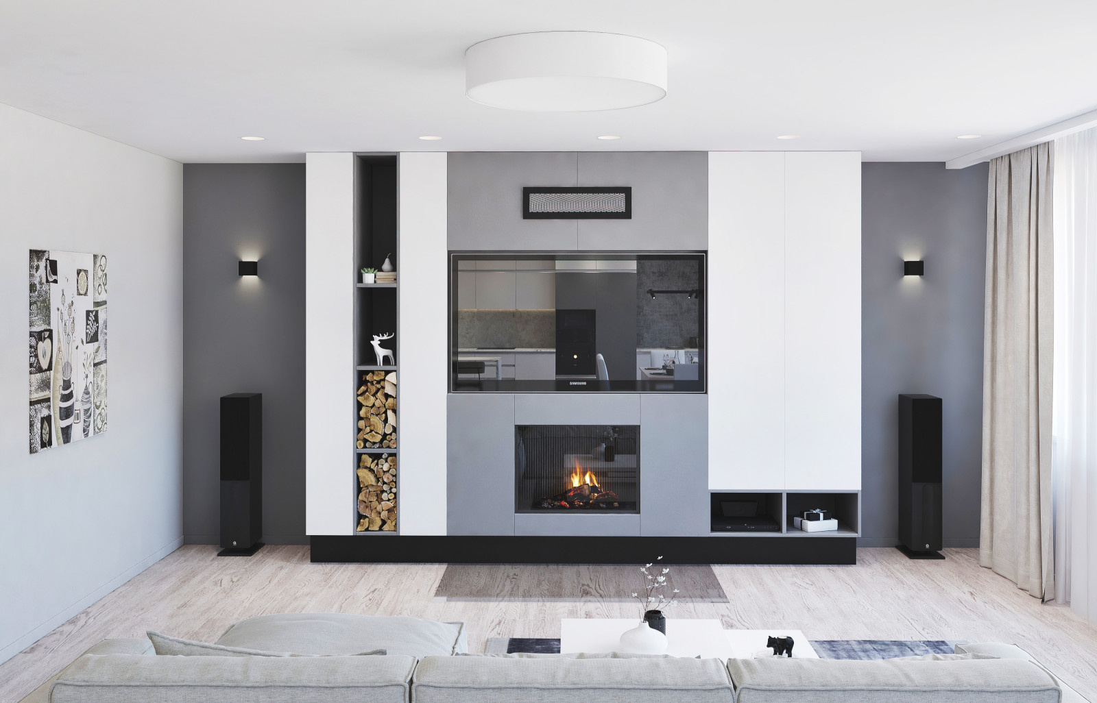 Monochrome house