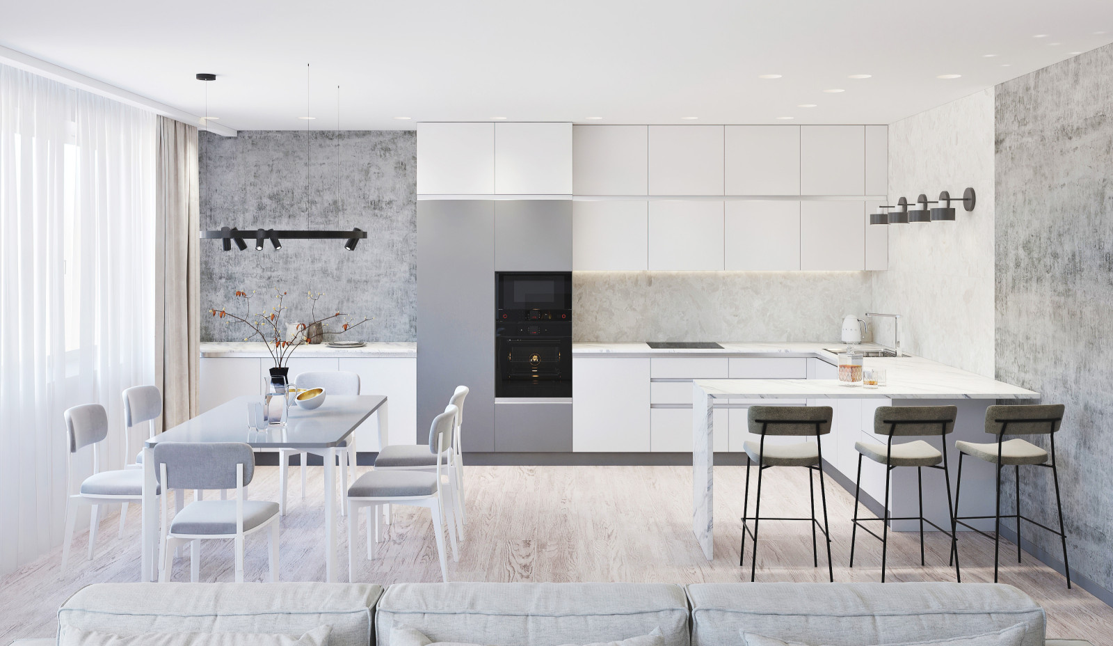 Monochrome house