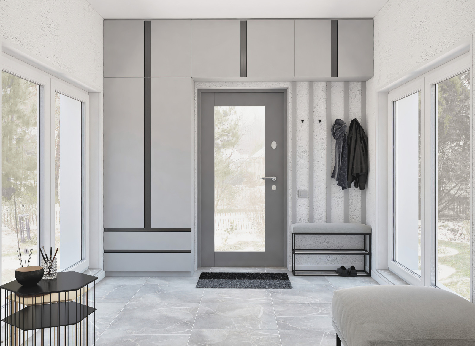Monochrome house