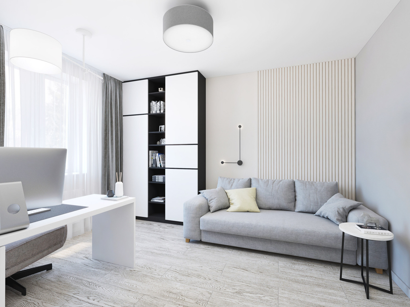 Monochrome house