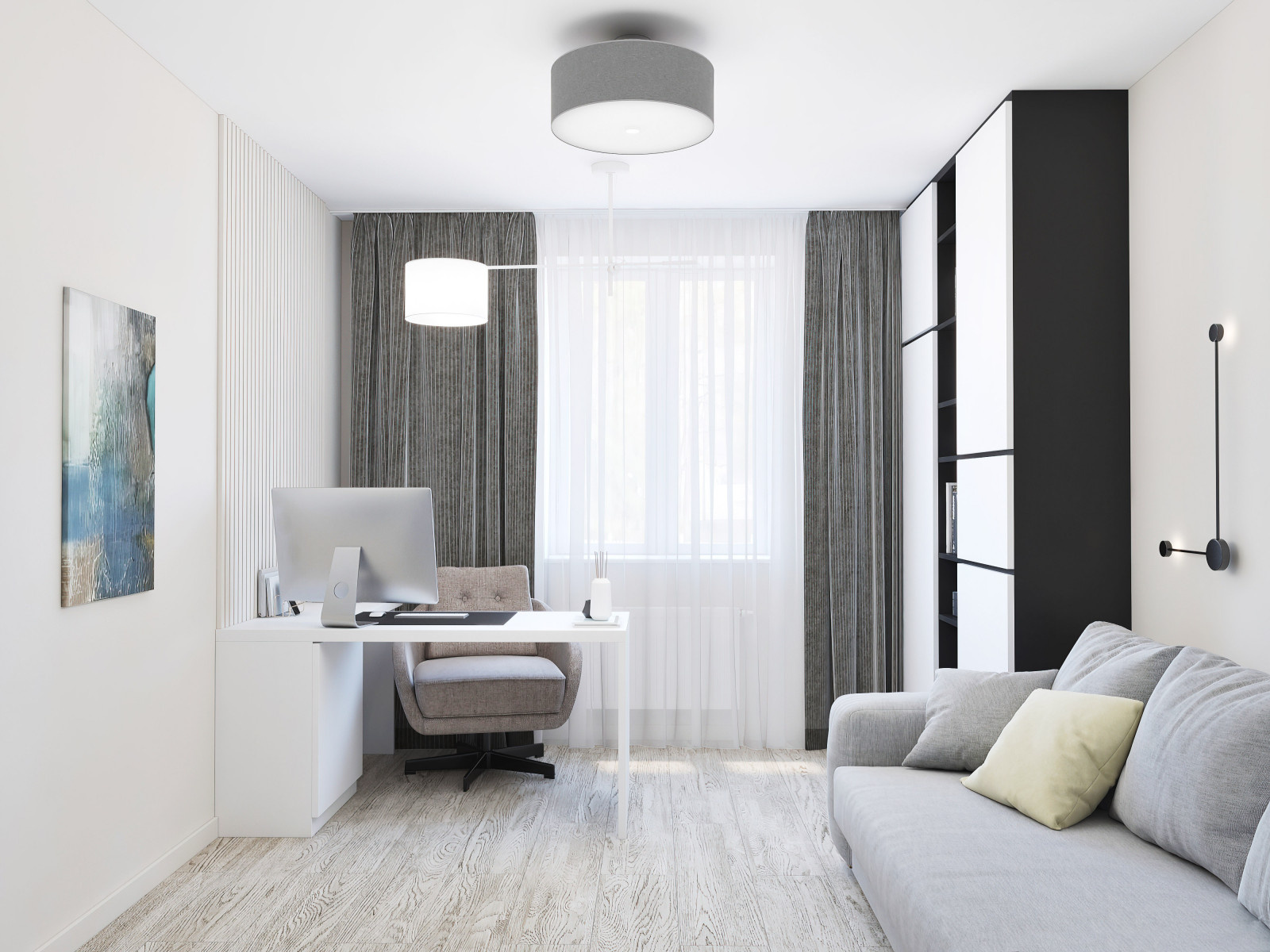 Monochrome house