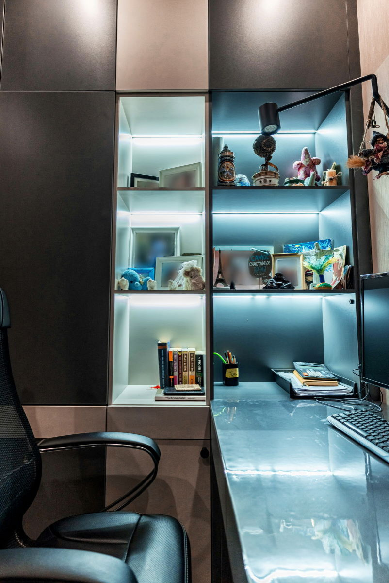 Рабочий кабинет и гардеробная