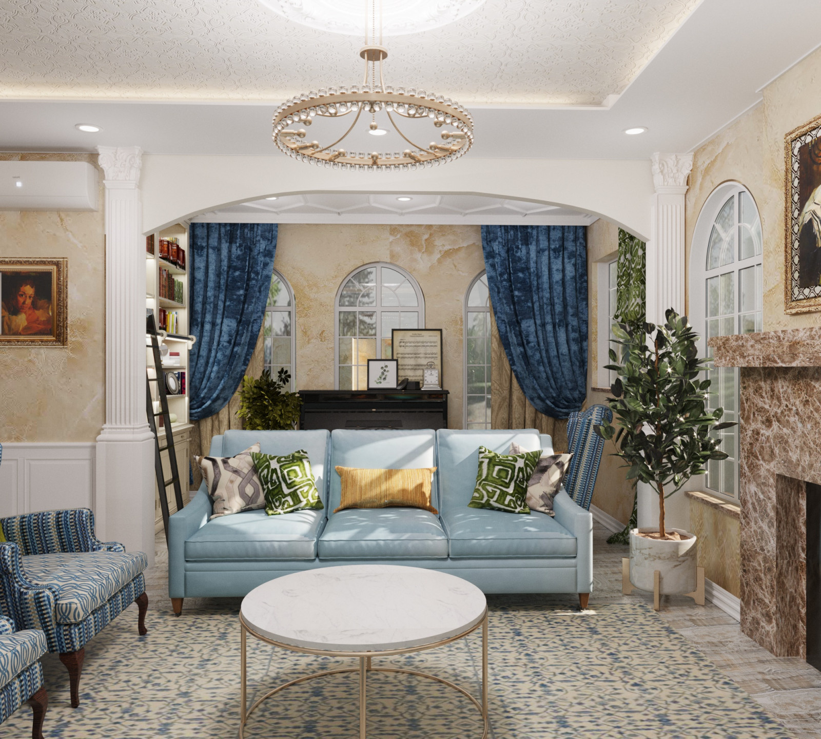 Two-family Jewish traditional house in Brooklyn