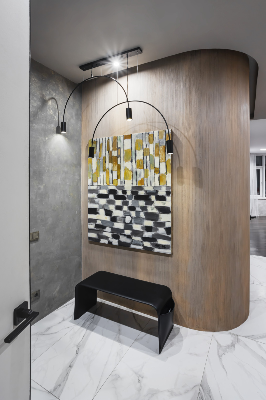 Houzz тур: Квартира с окнами в парк и индустриальной эстетикой