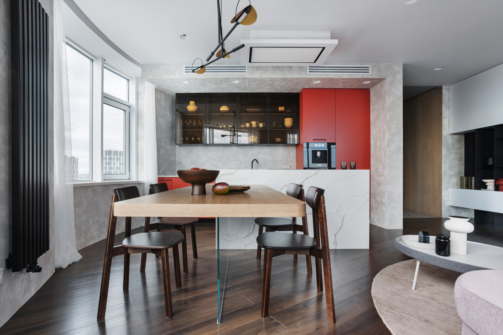 Houzz тур: Квартира с окнами в парк и индустриальной эстетикой