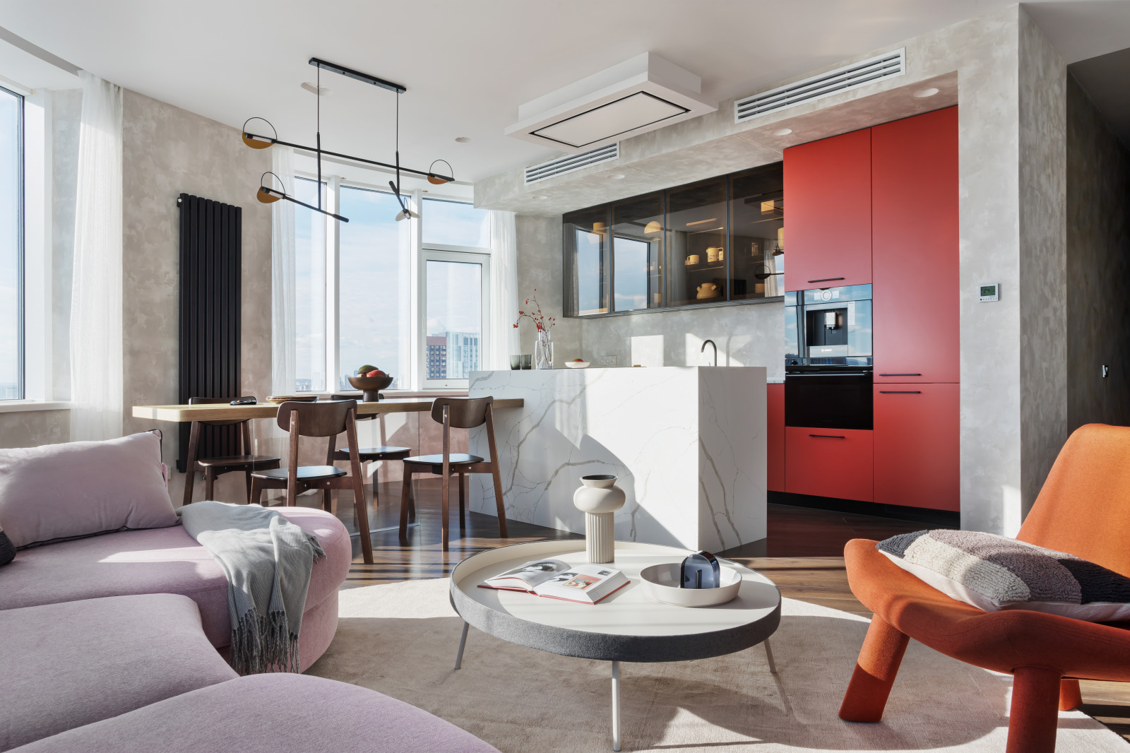 Houzz тур: Квартира с окнами в парк и индустриальной эстетикой