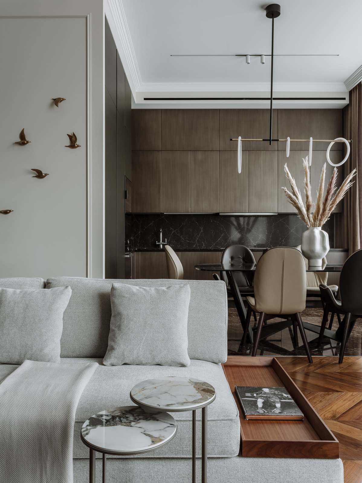 Houzz тур: Квартира 100 кв.м. с радиусной планировкой