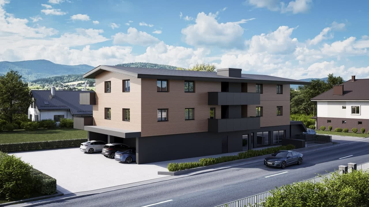 3D-Visualisierung eines Mehrfamilienhauses