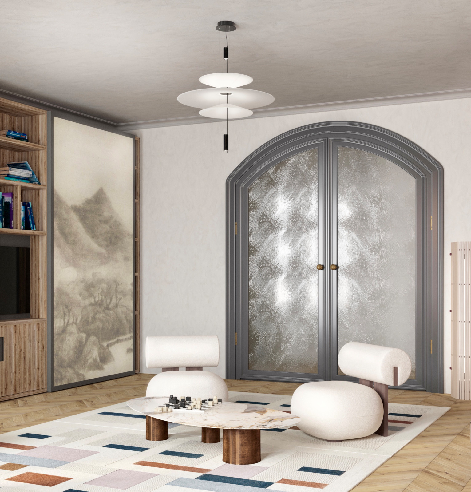 Гостиная в доме на Карповке