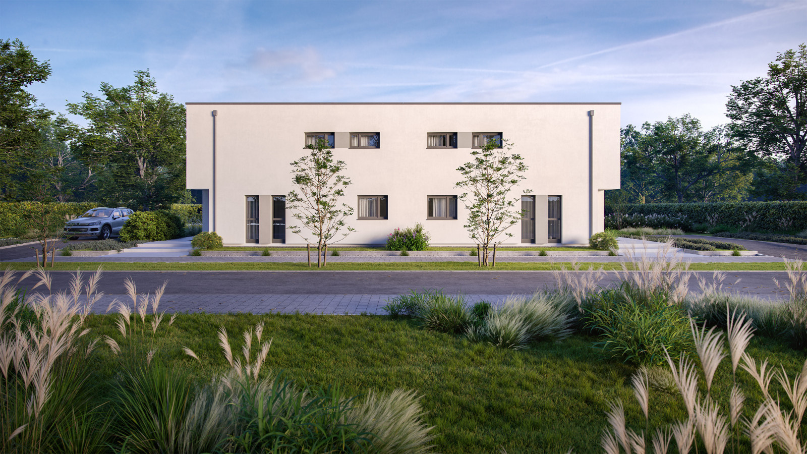 Modernes Zweifamilienhaus