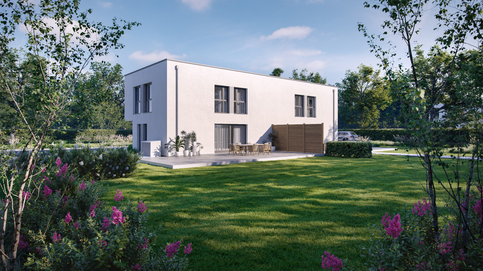 Modernes Zweifamilienhaus