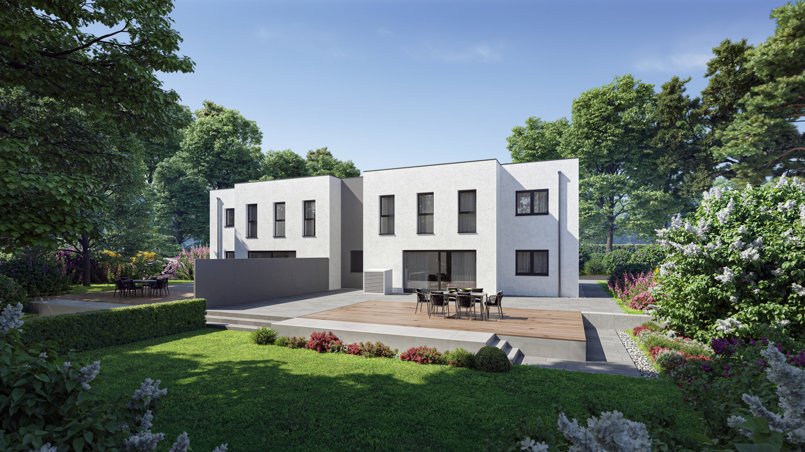 Reihenhaus für mehrere Familien