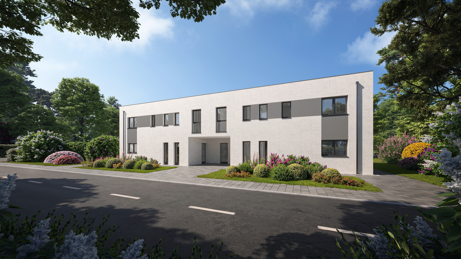 Reihenhaus für mehrere Familien