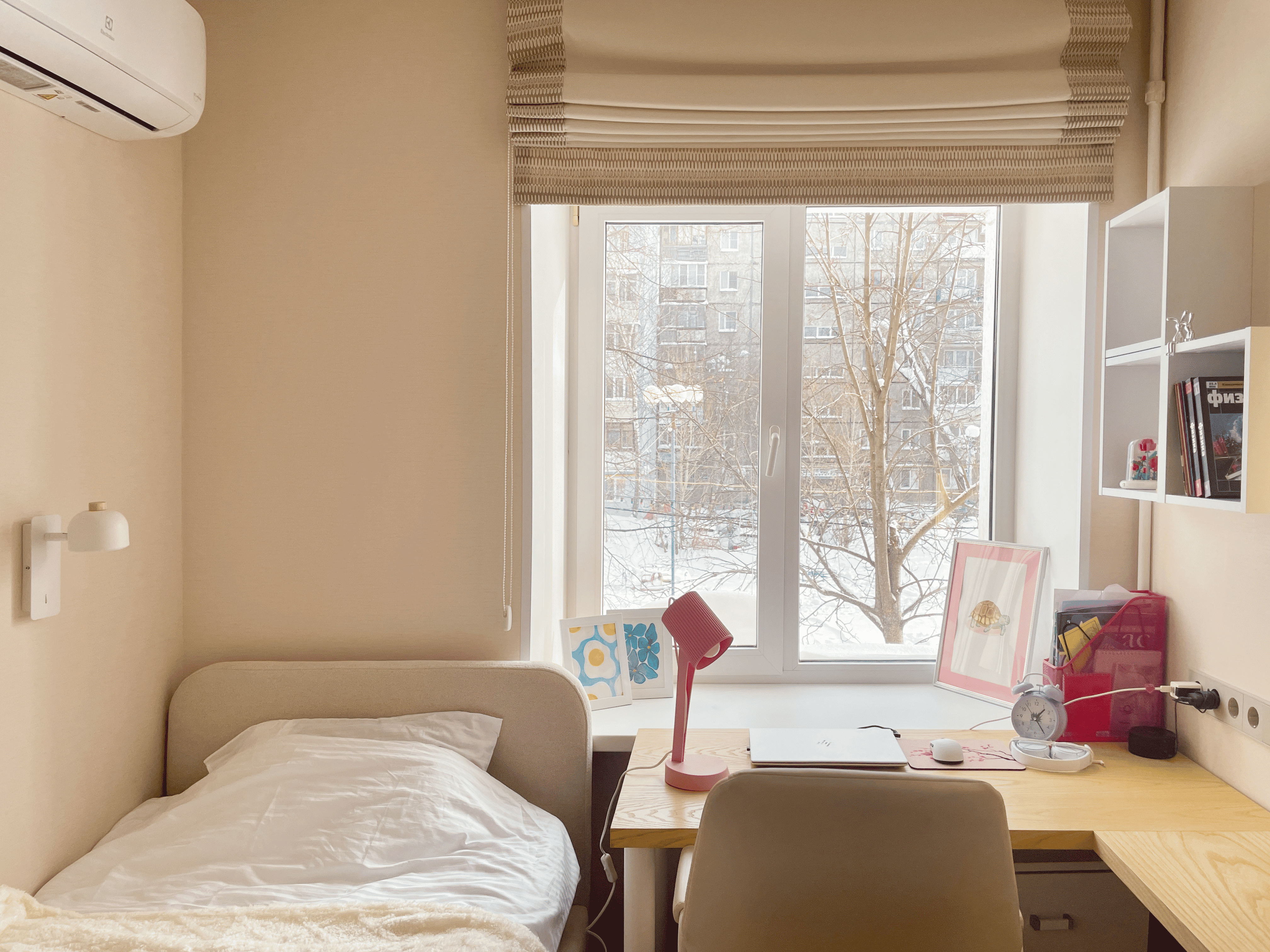 Комната девочки-подростка, 8 кв.м.