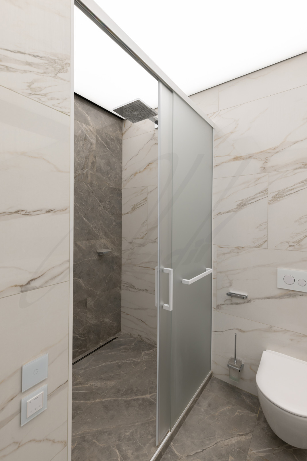 Interior design of Apartment 1481 (shower) by Arkadii Olshevskyi