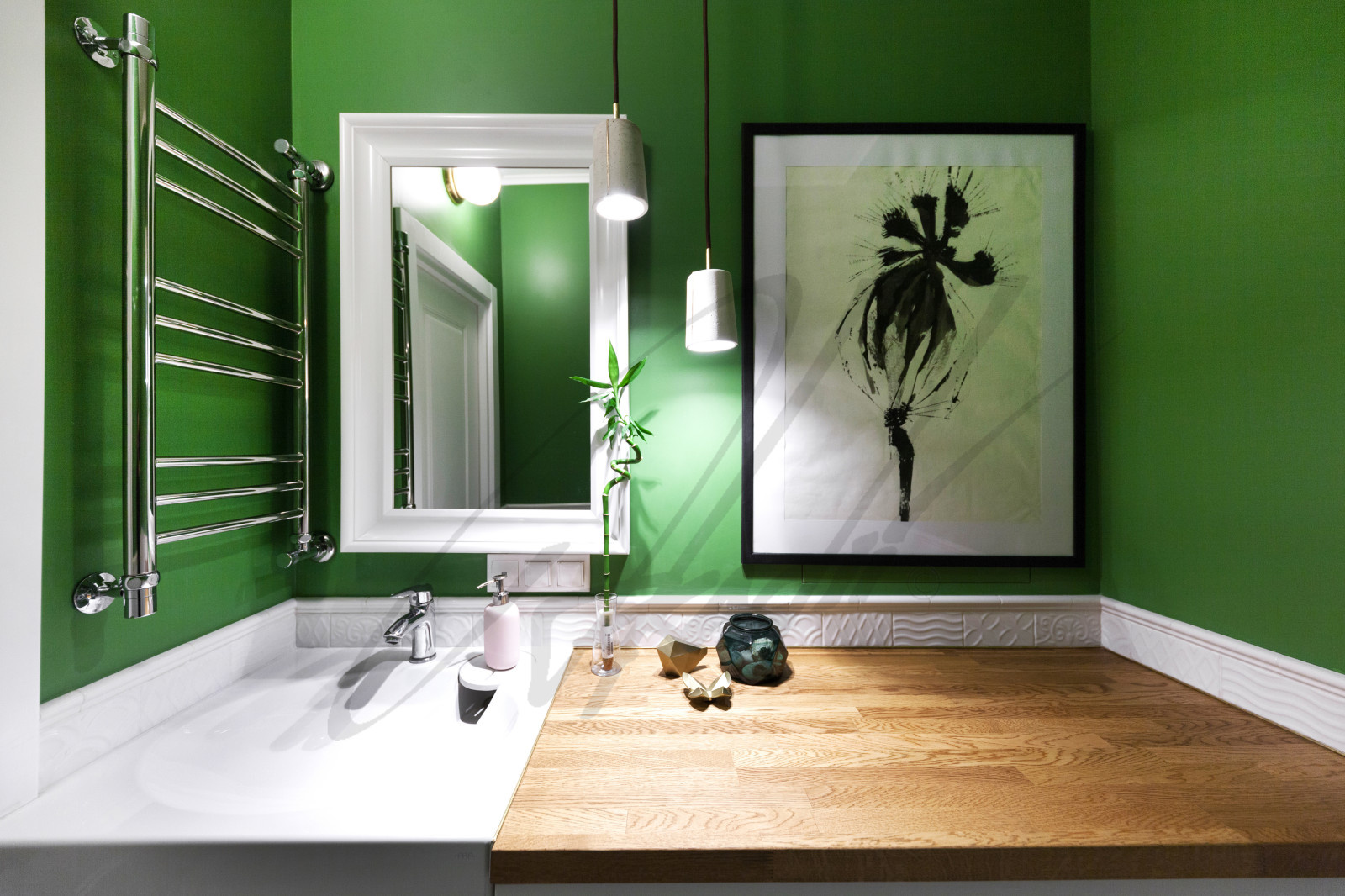 Green bathroom design