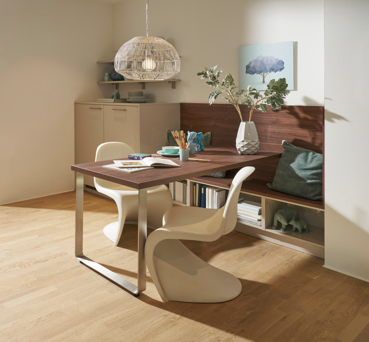 Milano Nussbaum natur Lyon Sahara Hochglanz