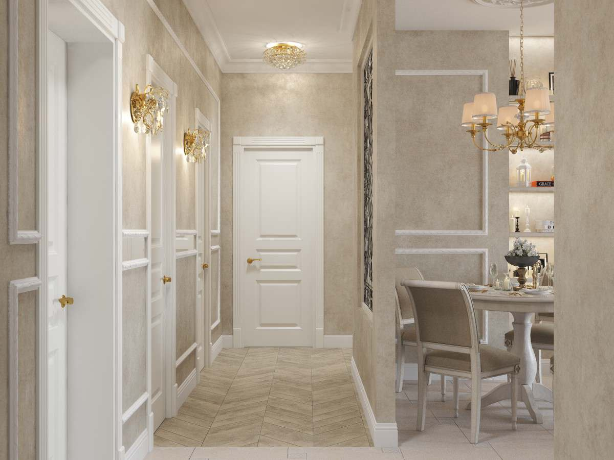 Гостиная и кухня в 22 м2