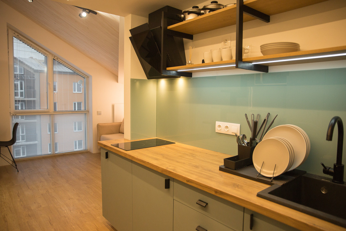 Build project. Smart flats for rent