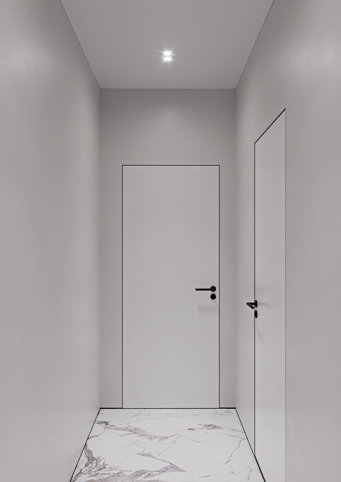 Interior design of an apartment with a beauty salon