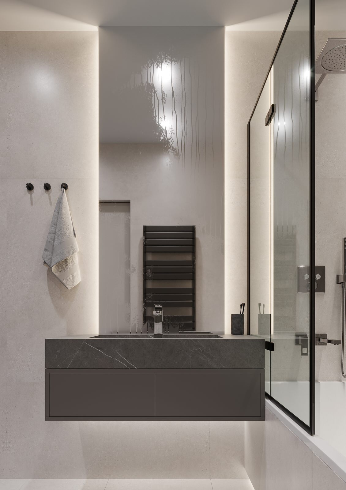 Interior design of an apartment with a children's room