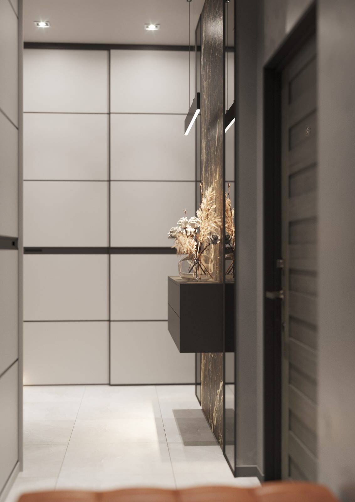 Interior design of an apartment