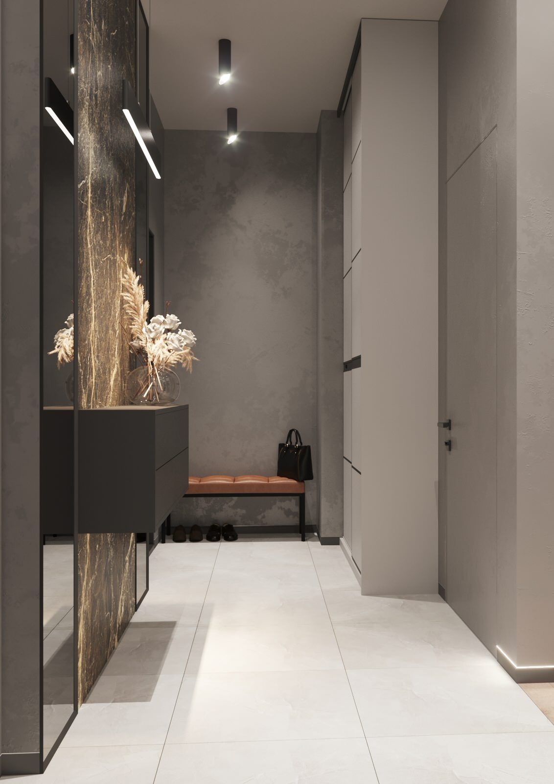 Interior design of an apartment